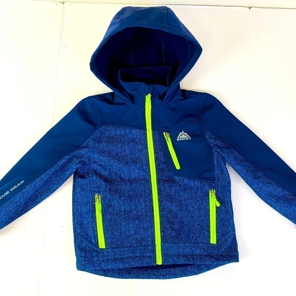 Snozu Navy Full Zip Hooded Jacket Size XS